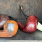 English Early Vintage Victorian Carved Smokers Cabinet With Pipe Collection Included.