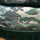 1960s Vintage Fluted Back Chair – Completely Reupholstered in Japanese-Inspired Designer Fabric