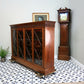 Howard and Sons Bookcase Astral Glazed Mahogany Early Twentieth Century