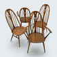 4 Ercol Swan Bow Back Dining Chairs Windsor Bow Golden Dawn FREE UK Delivery*