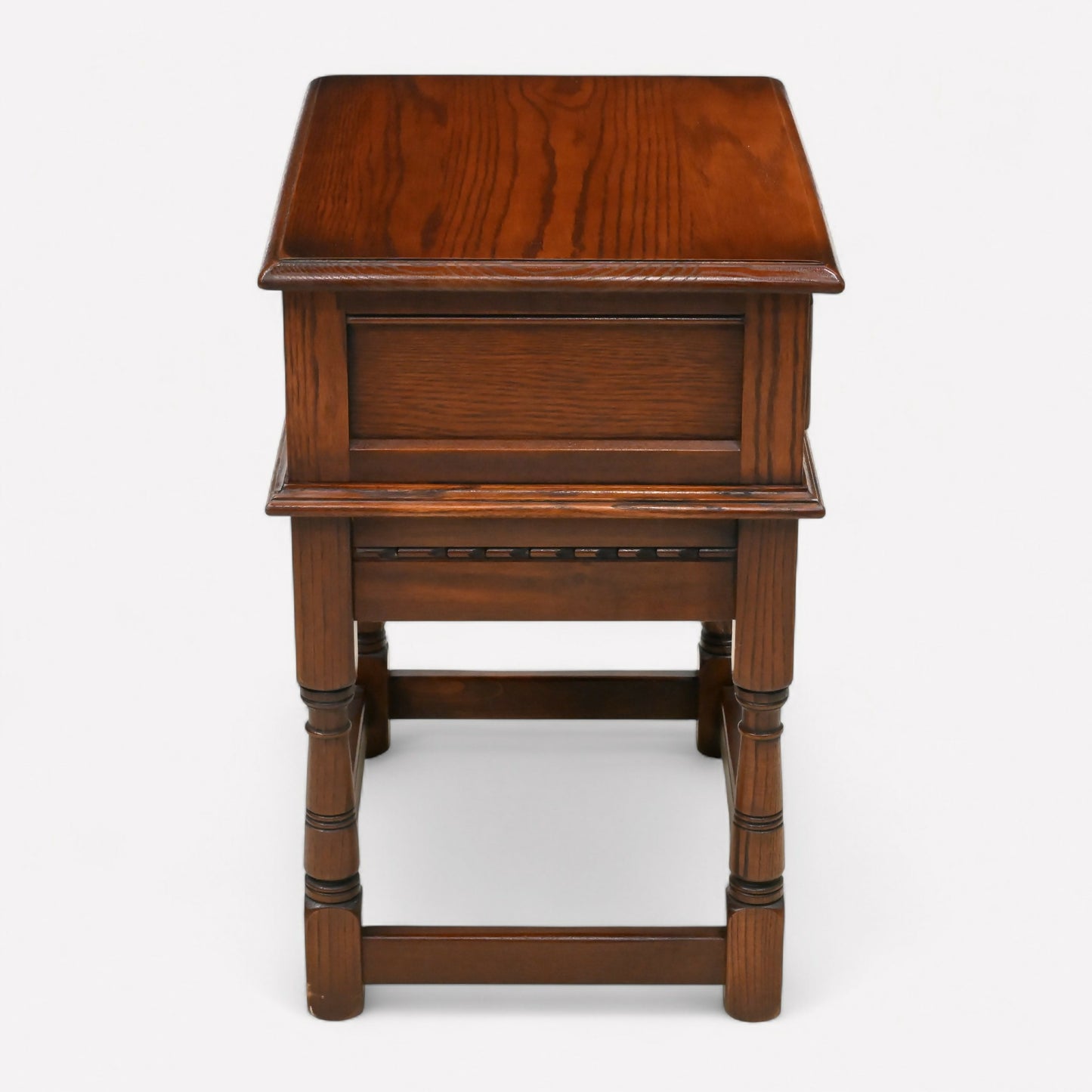 Old Charm Side Table Lamp Table Tudor Brown Finish With Drawer FREE UK* Delivery. SBR10880/0109E