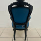 Striking, vintage occasional chair with Japanese style Geisha Girl design