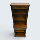 Old Charm Narrow Bookcase 4 Shelves Light Oak Carvings Drawer FREE UK Delivery*