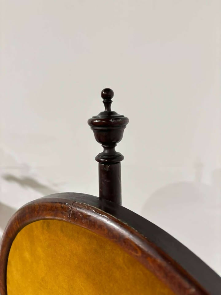 Regency Mahogany Adjustable Pole Screen