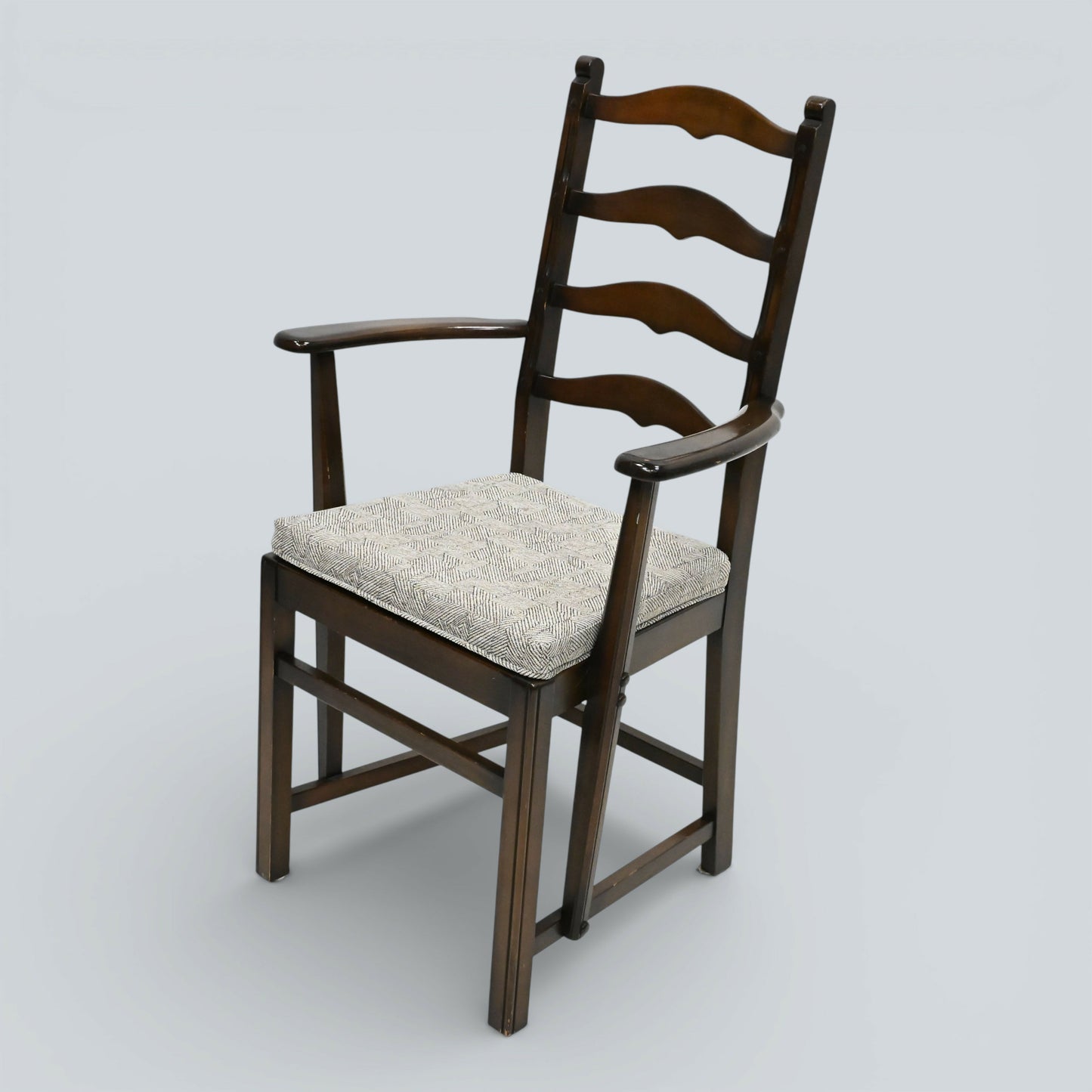 6 Ercol Dining Chairs 1970s Ladderback Inc 2 Carvers FREE Nationwide Delivery*