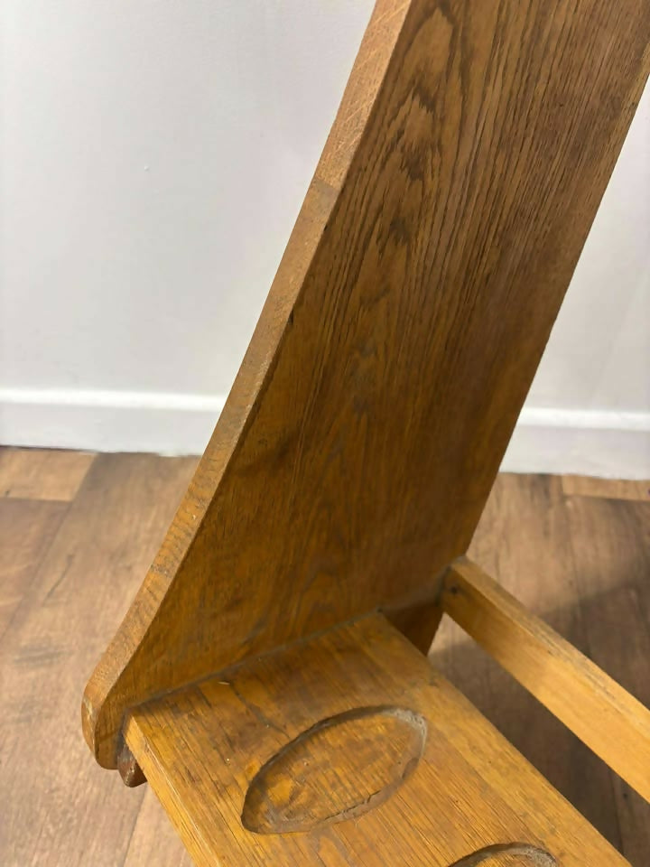 Vintage Oak Gun Rack