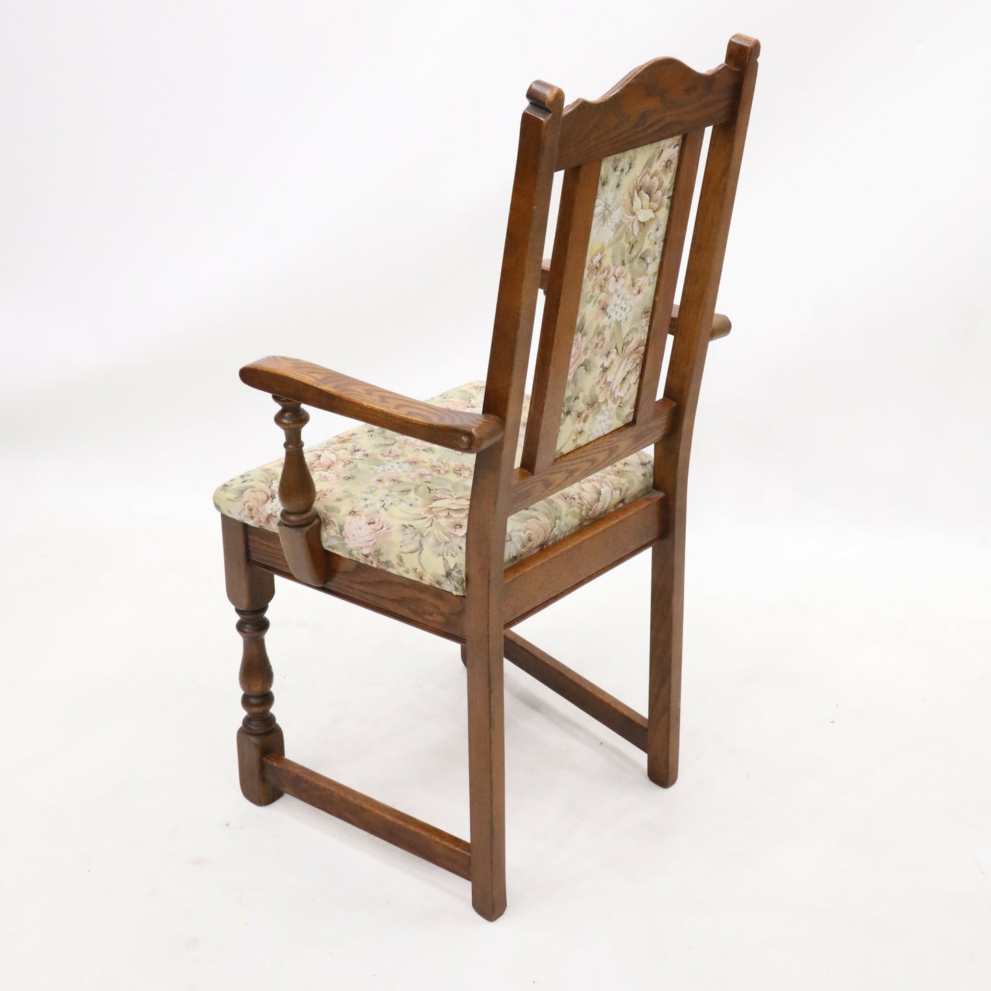 6 Old Charm Dining Chairs Tonwell Rose Upholstery Tudor Brown FREE UK Delivery*. SBR9719/2510D