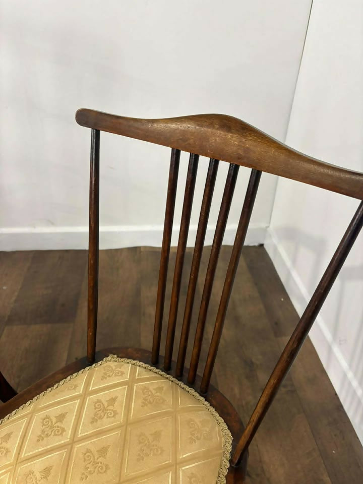 Pair of Early 20th Century Side Chairs – Decorative, Solid & Low-Seated