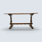 Old Charm Oak Dining Table Light Oak Finish Refectory Plank Top FREE UK Delivery