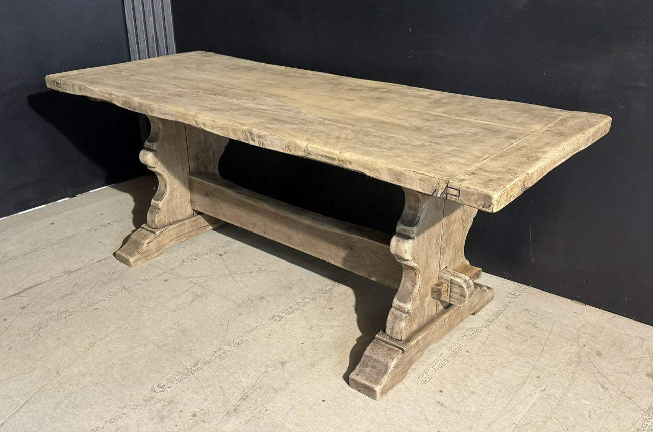 Quality Oak Farmhouse Dining Table