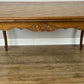Dining Table Vintage French Louis XVI Carved Oak Extendable Table LOT 6356