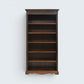 Old Charm Tall Bookcase Finish 5 Shelves Tudor Brown Carvings FREE UK Delivery*