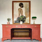 Vintage Sideboard in Annie Sloan Paprika Red – Hand Painted Storage Cabinet