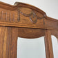 Wardrobe Antique French Oak Two Door Mirrored Carved Armoire Cabinet LOT 6097