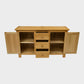 Light Oak Sideboard 2 Cupboards 3 Central Drawers Shelves FREE UK Delivery*. SBR10990/0110E