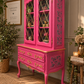 Vintage French display drinks cocktail cabinet