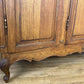 Wardrobe Vintage French Louis XVI Style Oak Four Door Mirrored Armoire LOT 4901