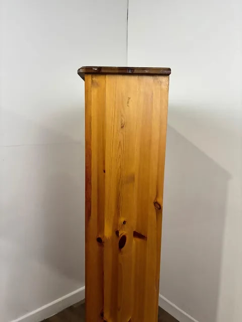 Contemporary Pine Open Bookcase