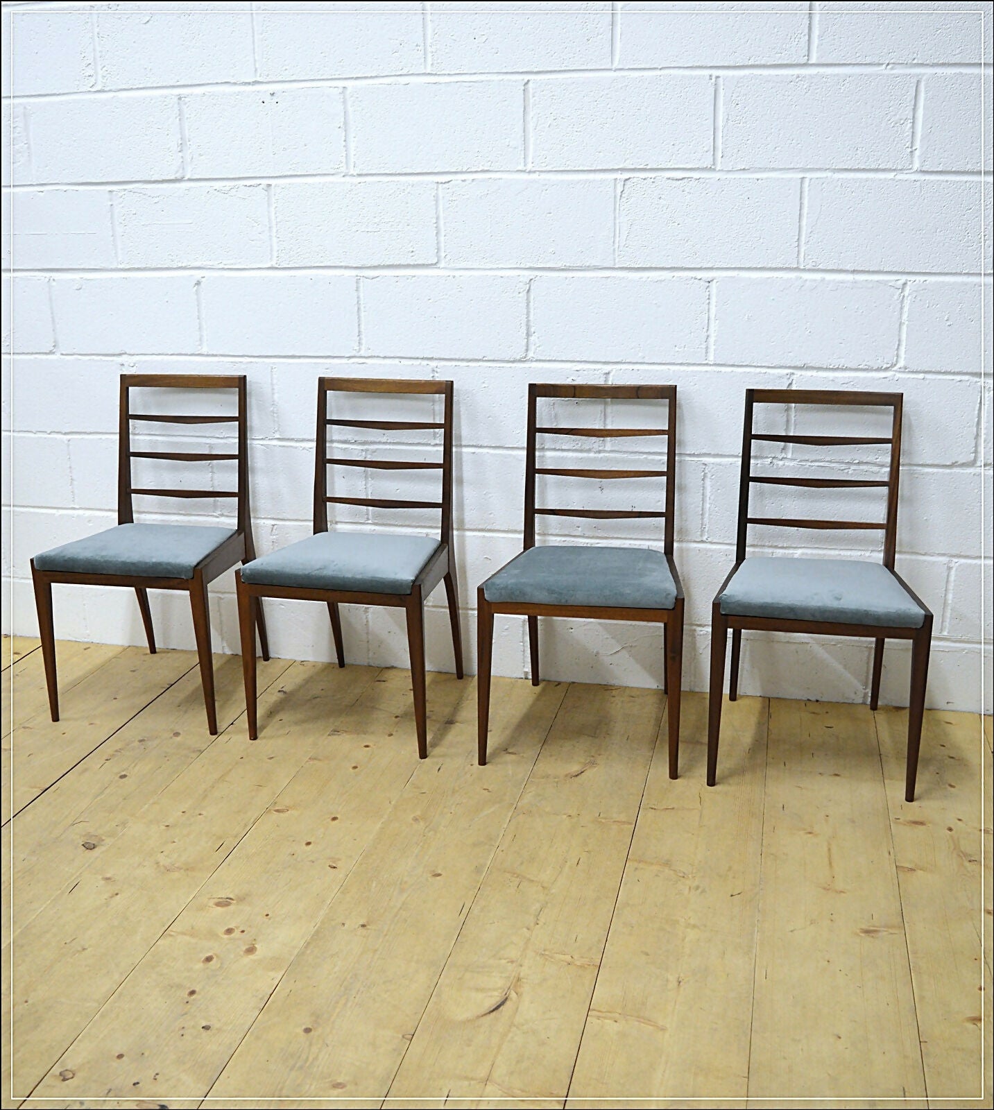 vintage dining chairs X4 ONLY teak McIntosh danish mid century DELIVERY