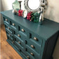 Merchant chest of drawers,blue,chest of drawers, sideboard,bedroom furniture, blue furniture,pine,