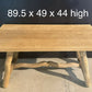 French Bleached Oak Coffee Table