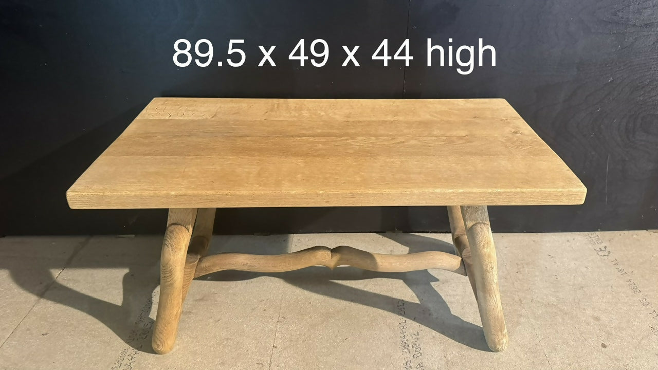 French Bleached Oak Coffee Table