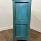 Rustic Reclaimed Wood Indian Blue Display Cabinet