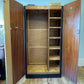 Mid-century wardrobe. Front facing rail with shelves, tie & shoe rail.