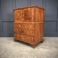 Vintage Walnut Drinks Cocktail Cabinet On Chest