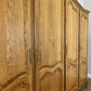 Wardrobe Vintage French Louis XVI Style Oak Five Door Carved Armoire LOT 6519