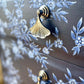 Hand Painted Stag Minstrel Bedside Table with Hand Painted Floral Design