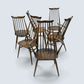 Set Of 6 Ercol Goldsmith Dining Chairs Including 2 Carvers FREE UK Delivery*