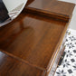 Vintage Carved Oak Dressing Table with Mirror 1930s