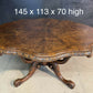 Fine Burr Walnut Centre Table