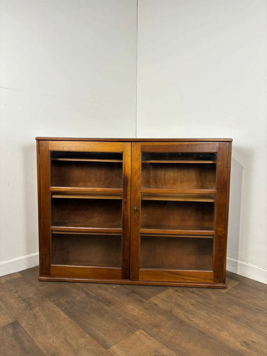 Mid-Century Teak Glazed Bookcase