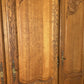 Wardrobe Vintage French Louis XVI Style Oak Four Door Carved Armoire LOT 6399