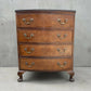 Vintage Georgian style Walnut chest of drawers / bedside table
