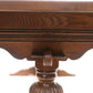 Old Charm Wood Bros Sovereign Dining Table in Tudor Brown Solid FREE UK Delivery. SBR8854/2902D