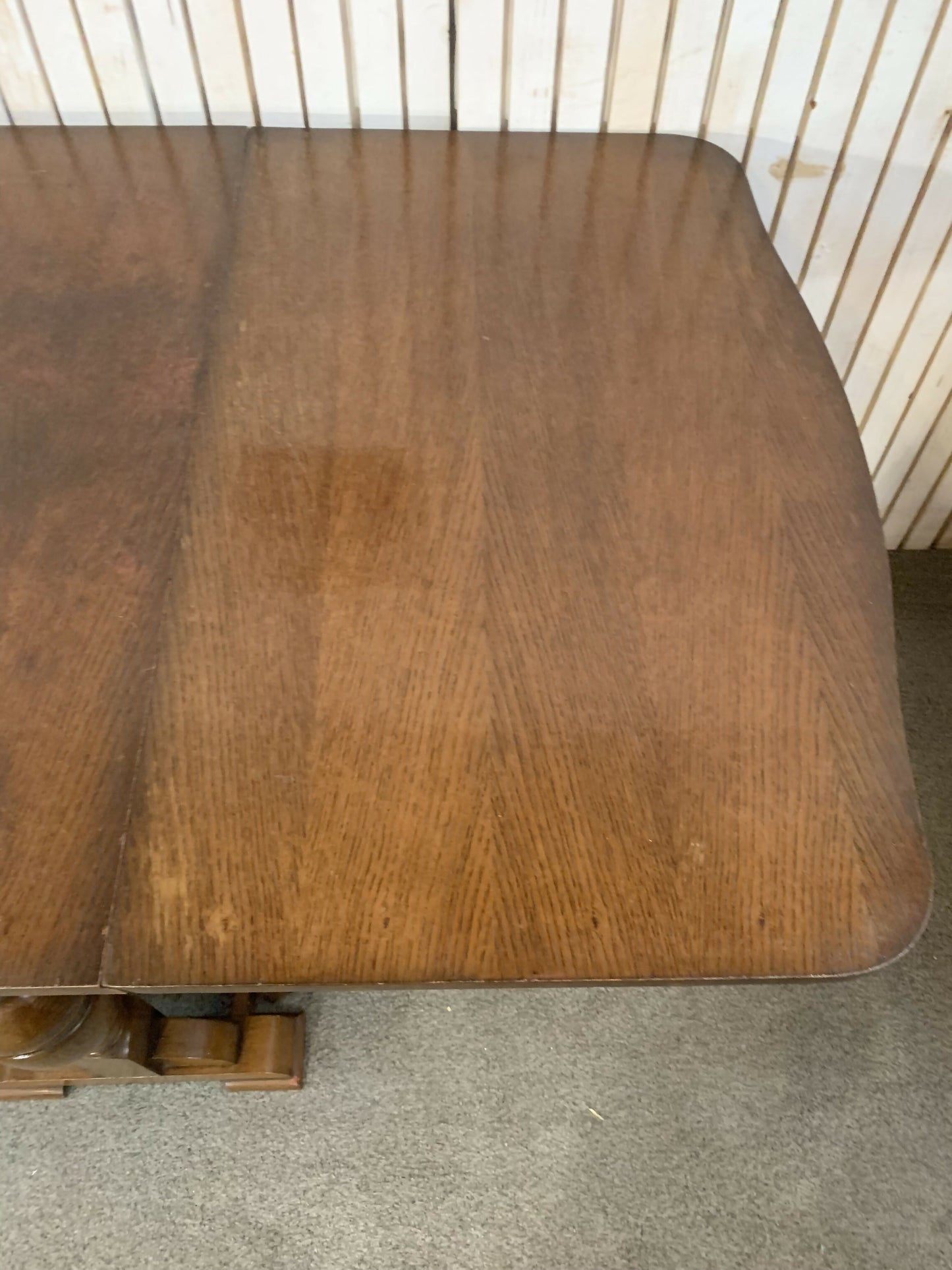 Vintage Drop Leaf Dining Table J. Heap & Co Solid Wood Extendable