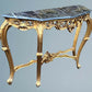 French Rococo Gilt Serpentine Console Table