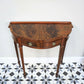 Demi-Lune Side Table Hall Table with Serpentine Front Reproduction