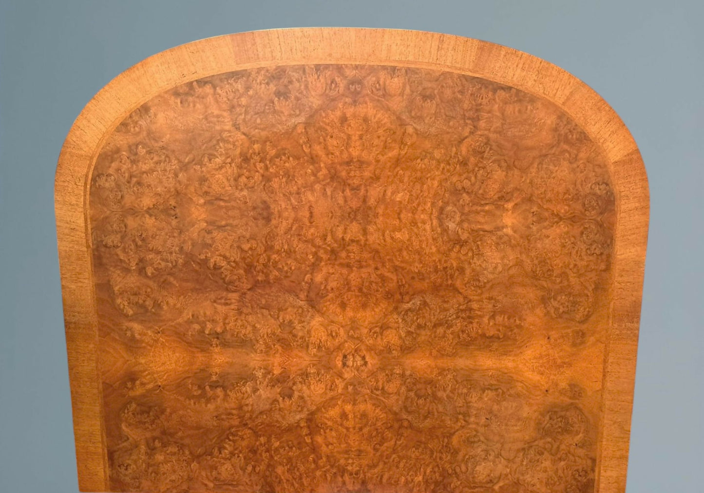Twin Pedestal Burr Walnut Extending Dining Table
