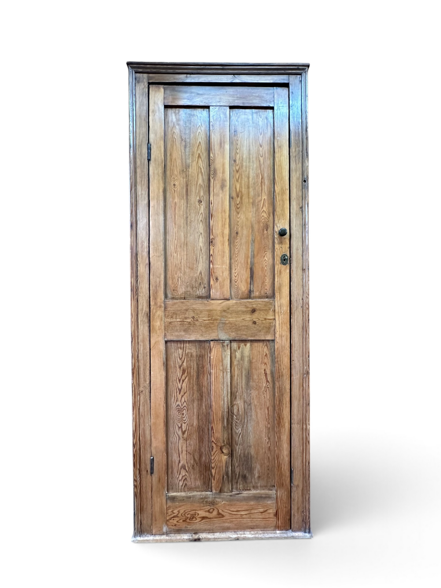 Victorian Pine Cupboard House Keepers Pantry Pitch Pine Rustic Farmhouse Larder Linen Cabinet