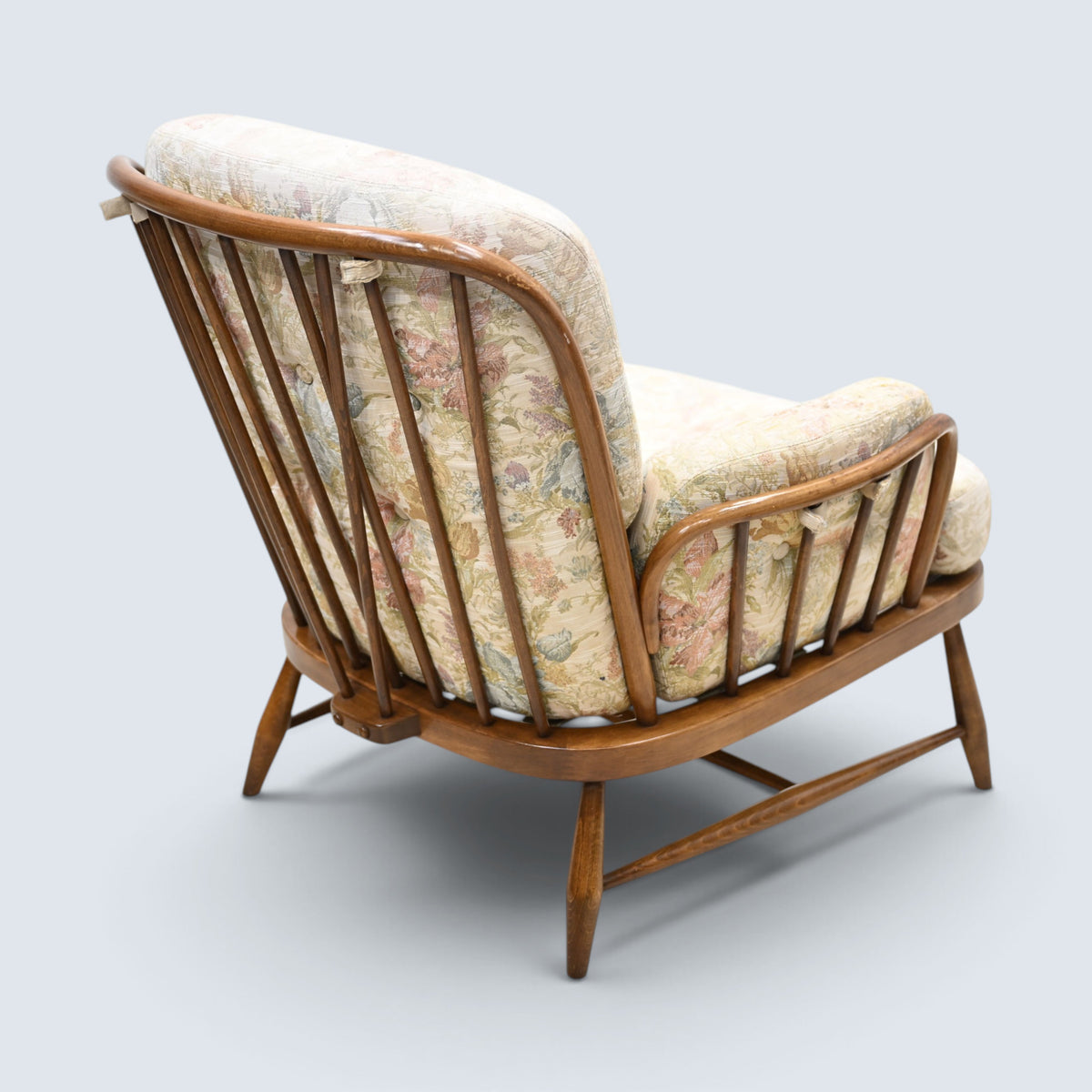 Ercol Jubilee Easy Chair Golden Dawn Floral Cushions New Webbing FREE Delivery*