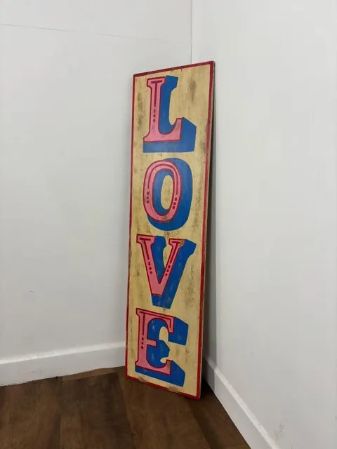 Rustic Style “LOVE” Fairground Sign