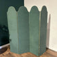 Vintage Four Fold Suede Dressing Screen6