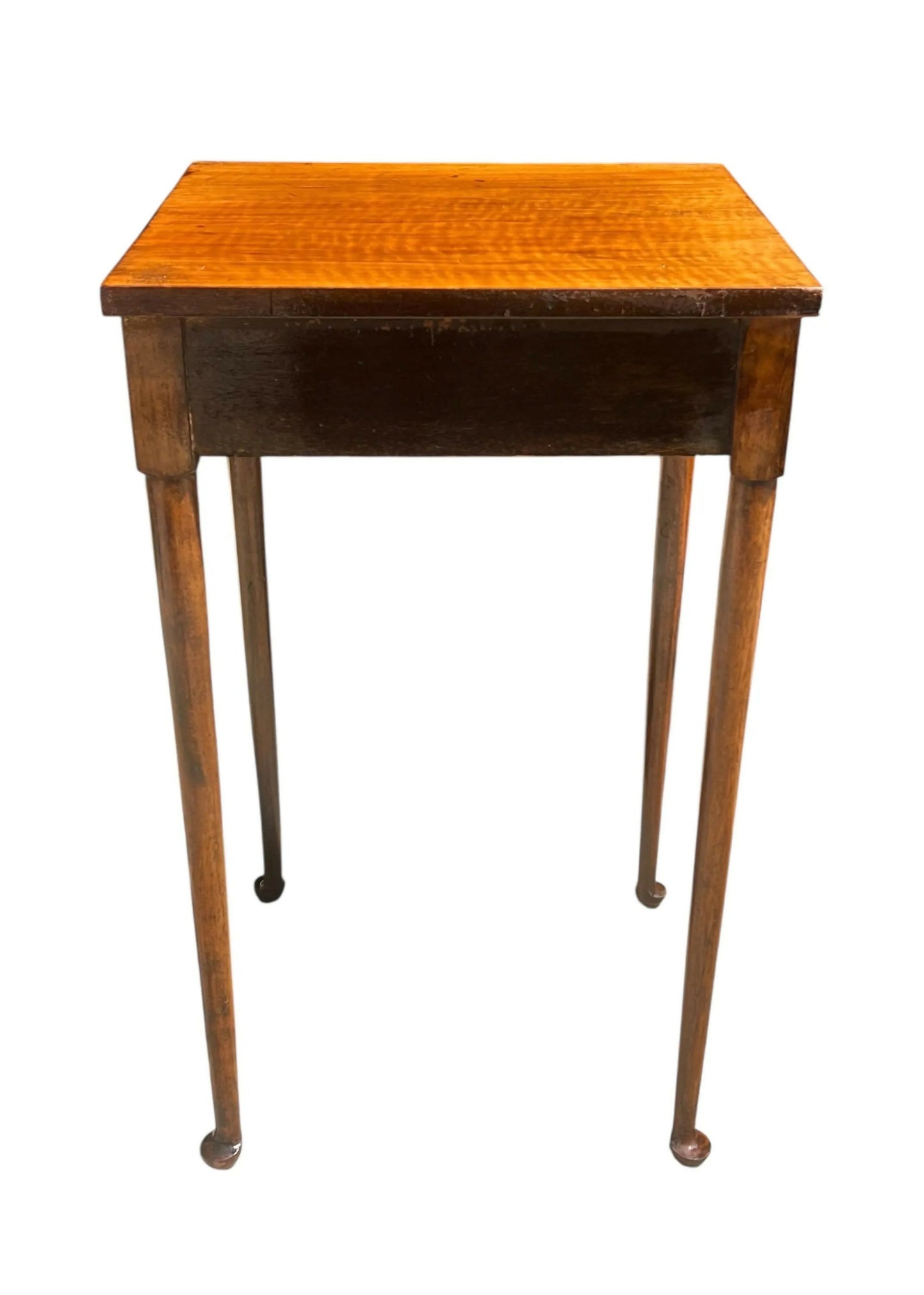 Antique Mahogany 19th century pad foot side table