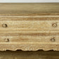 Chest of Drawers Vintage French Louis Oak 2 Drawers Carved Cabinet LOT 6406