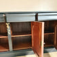 Antique Black, hand painted Sideboard