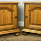 Pair of Bedside Tables Vintage French Style Nightstands Carved Cabinets LOT 6215